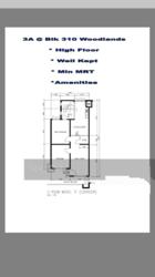 Blk 310 Woodlands Street 31 (Woodlands), HDB 3 Rooms #151521332
